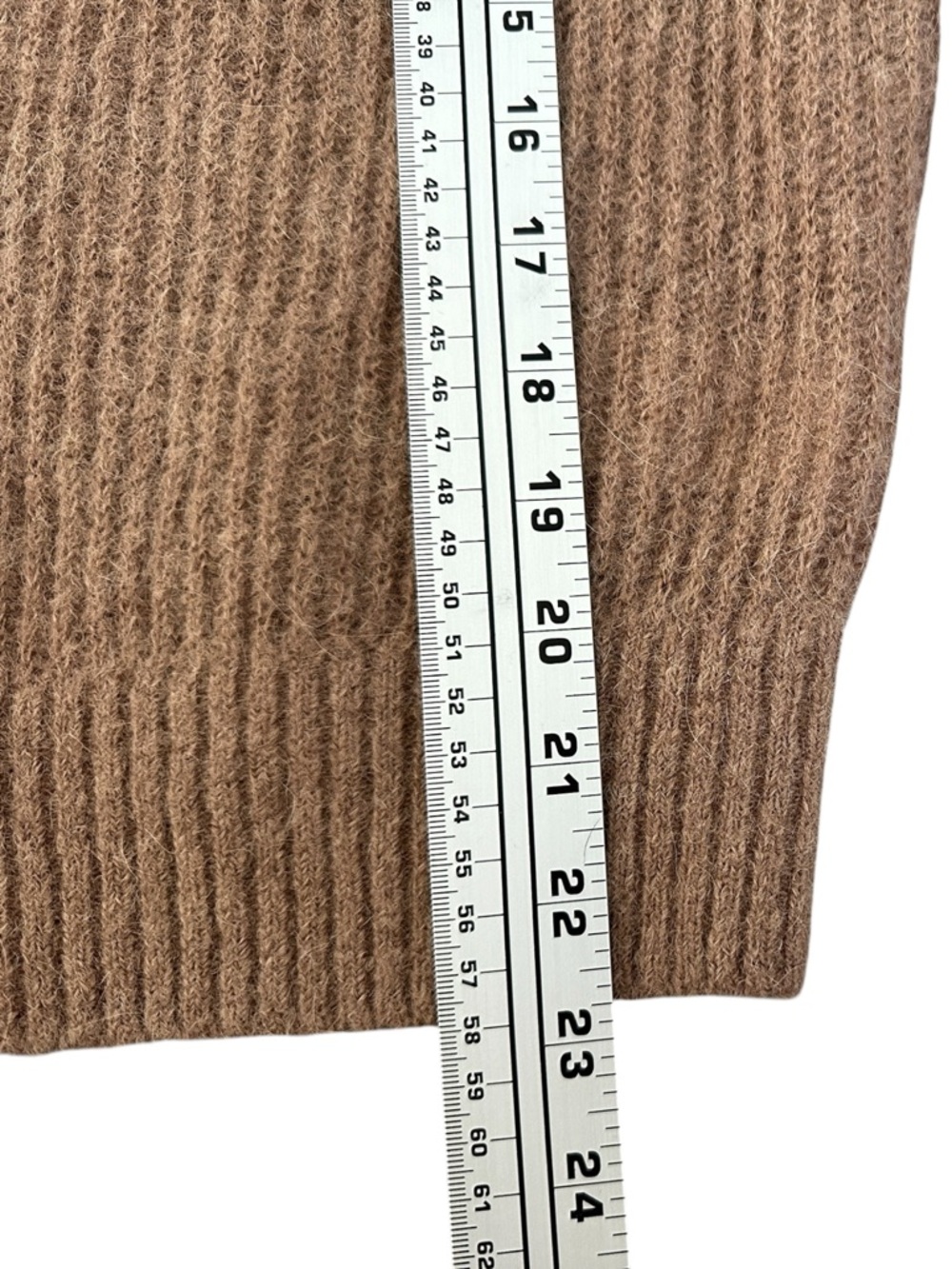 Everlane Alpaca Cocoon Crew Sweater Brown Cozy Minimalist Size XS - Picture 10 of 15